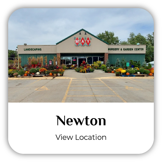 Newton, Iowa, Earl May Garden Center storefront.